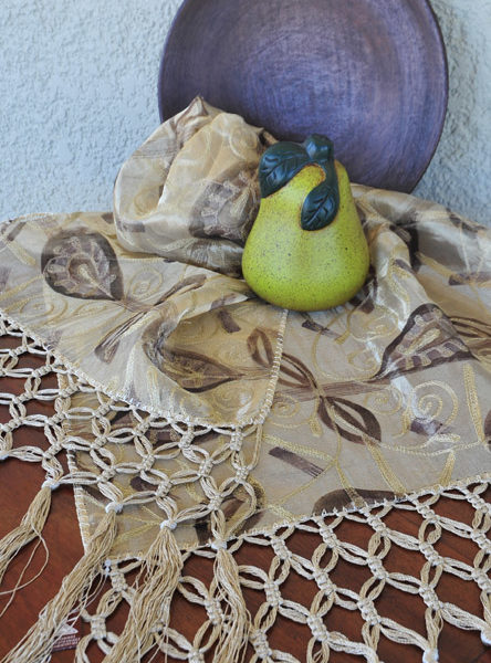 Τραβέρσα Silk κρόσσι ΥΜ-082